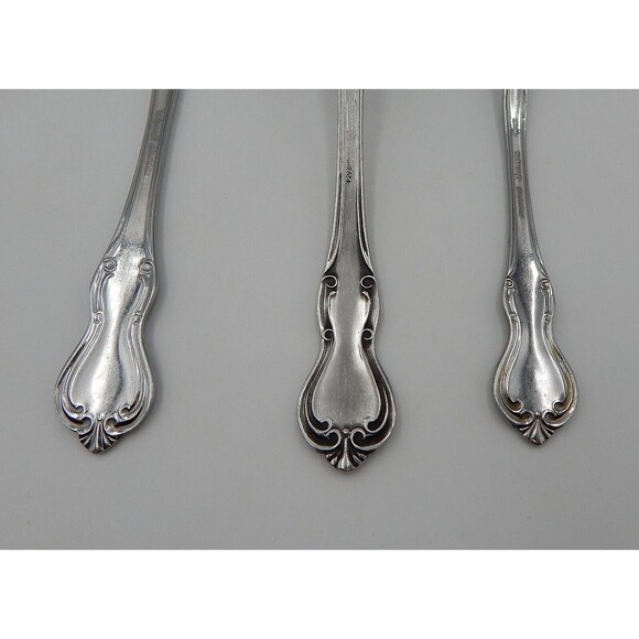 Reed & Barton Rebacraft La Femme Stainless Set Meat Fork Gravy Ladle Salad Fork - Picture 4 of 9